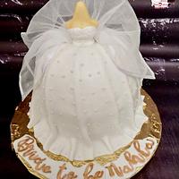 "Bride to be cake"