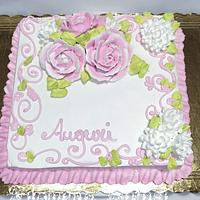 Whippingcream birthday cake