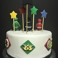 Power Rangers Birthday cake