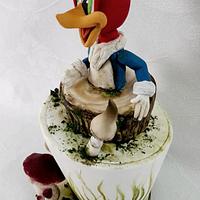 Woody Woodpecker cake 