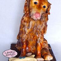 3D cake dog 