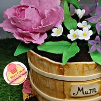 Mother day wooden flower gift
