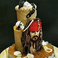 Pirates of the Carribean cake