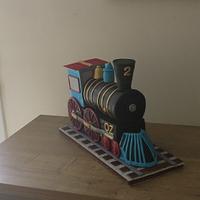"Two -Two" Train Engine Cake