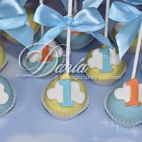 Cakepops 1th birthday