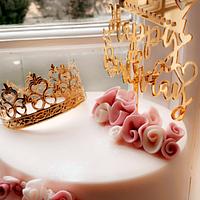 Pretty princess cake 