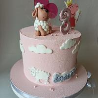 Birthday cake for baby girl