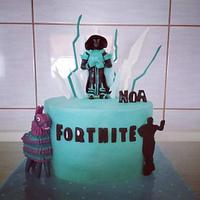 Fortnite Ice king cake