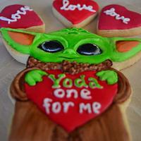Baby Yoda cookie