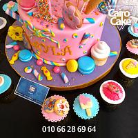 Candyland Cake & Cupcakes