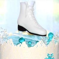 Figure skates cake
