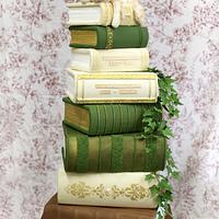 Book Stack wedding cake Book Stack wedding cake