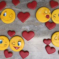 Emojis in love