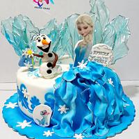 Elsa and Olaf