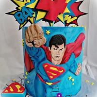 Superman cake