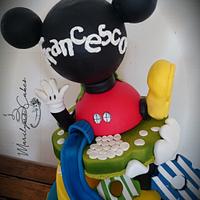 Mickey mouse cake