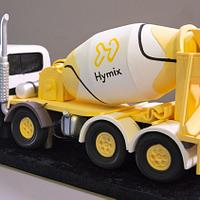 3D Concrete Truck Cake