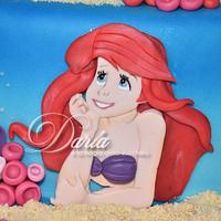 Little Mermaid Disney cake