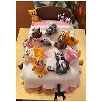 Kočičí narozeninový dortík 😻 (Cat cake) 