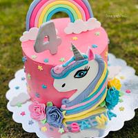 Unicorn cake by Doaa zaghloul 