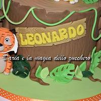 Leo and Tig cake