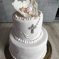 christening cake