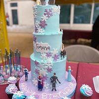 Frozen cake ☃️❄️