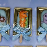 Sea animals cakepopsicles