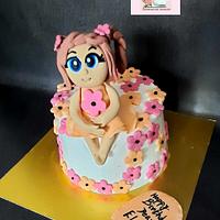 Girl Birthday cake  