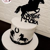 "Horse Riding cake"