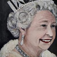 Portrait Queen Elizabeth II 