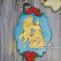 The beauty and the beast cookies