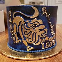 Leo Birthday cake