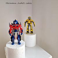 Transformers cake toppers