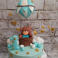 Teddy bear birthday cake