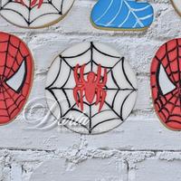 Spiderman cookies