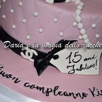 Chanel fashion cake