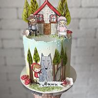 Little red riding hood cake