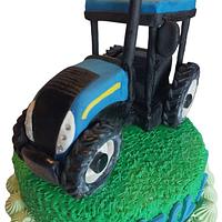 Tractor Birthday cake 
