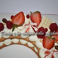 Heart cream tarte