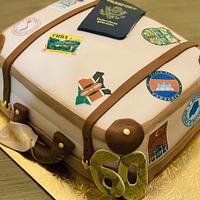 World Traveler Birthday Suitcase