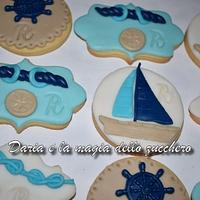 Sea themed cookies