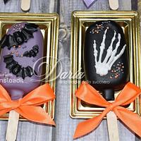 Halloween cakepops sicles