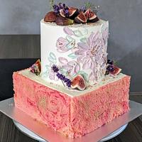 Birthday cake for lady