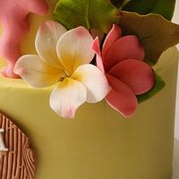 Tropical birthday cake!