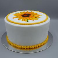 Sunflower cake 