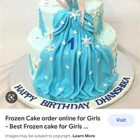 Anna and Elsa cake
