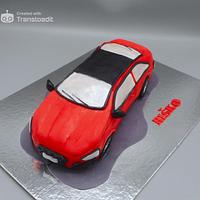 Red car cake 