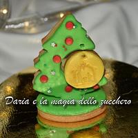 3d Christmas tree cookie