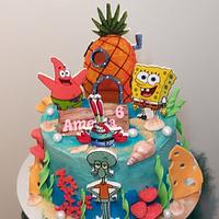 SpongeBob cake - Decorated Cake by Marek - CakesDecor